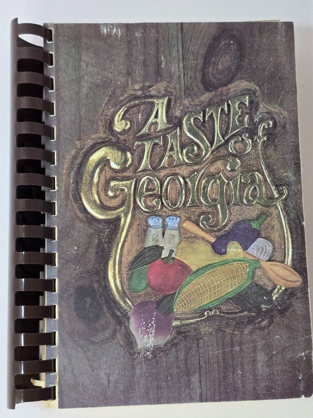A Taste of Georgia Cookbook 1980 10th Printing Southern Recipes Spiral Bound